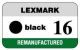 Etiketten Lexmark 16 kompatibel - 36 st.