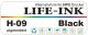 Life-Ink Premium pigmentierte Tinte schwarz [H-09]