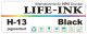 Life-Ink Premium pigmentierte Tinte schwarz [H-13]