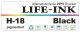 Life-Ink Premium pigmentierte Tinte schwarz [H-18]