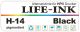 Life-Ink Premium pigmentierte Tinte schwarz [H-14]