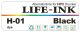 Life-Ink Premium dye Tinte schwarz [H-01]