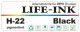 Life-Ink Premium pigmentierte Tinte schwarz [H-22]