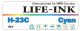 Life-Ink Premium DYE Tinte cyan [H-23C]
