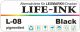 Life-Ink Premium pigmentierte Tinte schwarz [L-08]
