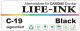 Life-Ink Premium pigmentierte Tinte schwarz [C-19]