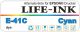 Life-Ink Premium DYE Tinte cyan [E-41C]