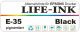 Life-Ink Premium pigmentierte Tinte schwarz [E-35K]