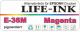 Life-Ink Premium pigmentierte Tinte magenta [E-36M]