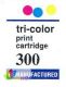 Etiketten HP 300 Color kompatibel - 100 st.