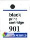 Etiketten HP 901 black kompatibel - 71 st.