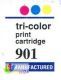 Etiketten HP 901 Color kompatibel - 100 st.