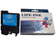 Life-Ink Druckerpatrone, alternativ zu Brother&reg; LC-1100C und LC-980C cyan