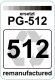 Premium Etiketten für Canon PG-512 - 65 st.