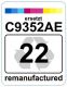 Premium Etiketten f&uuml;r HP 22 (C9352AE)  - 71 st.
