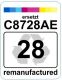 Premium Etiketten für HP 28 (C8728AE) - 71 st.