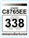 Premium Etiketten für HP 338 (C8765EE) - 71 st.