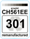 Premium Etiketten für HP 301 BK (CH561EE) - 71 st.
