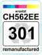 Premium Etiketten für HP 301 C (CH562EE) - 71 st.