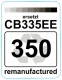 Premium Etiketten für HP 350 (CB335EE) - 71 st.