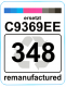 Premium Etiketten f&uuml;r HP 348 (C9369EE) - 71 st.