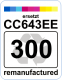 Premium Etiketten für HP 300 C (CC643EE) - 71 st.