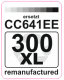 Premium Etiketten für HP 300 BK XL (CC641EE) - 71 st.