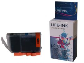 Life-Ink Druckerpatrone LIC6CY (ersetzt BCI-6C) f&uuml;r Canon&reg; Drucker