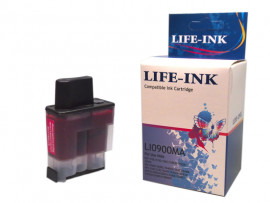 Life-Ink Druckerpatrone LI0900M (ersetzt LC-900M) f&uuml;r Brother&reg;...