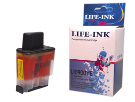 Life-Ink Druckerpatrone LI0900Y (ersetzt LC-900Y) f&uuml;r Brother&reg;...