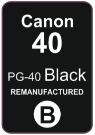Etiketten Canon PG-40 kompatibel - 64 st.