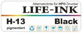 Life-Ink Premium pigmentierte Tinte schwarz [H-13]