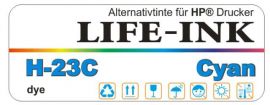 Life-Ink Premium DYE Tinte cyan [H-23C]