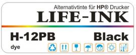 Life-Ink Premium DYE Tinte photo schwarz [H-12PB]