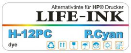 Life-Ink Premium DYE Tinte photo cyan [H-12PC]