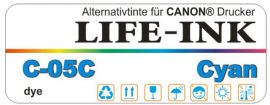 Life-Ink Premium DYE Tinte cyan [C-05C]