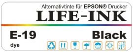 Life-Ink Premium DYE Tinte schwarz [E-19K]