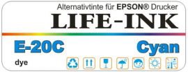 Life-Ink Premium DYE Tinte cyan [E-20C]