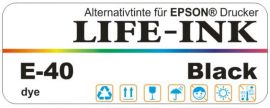 Life-Ink Premium DYE Tinte schwarz [E-40K]