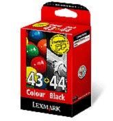 Lexmark Nr.43 und Nr.44 Druckerpatronen Combipack 80D2966