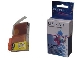 Life-Ink Druckerpatrone LIC8YE (ersetzt CLI-8Y) f&uuml;r Canon&reg; Drucker