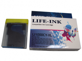 Life-Ink Druckerpatrone LI1000CY-XL (ersetzt LC-1000C, LC-970C) für...
