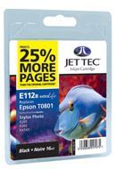 Jet Tec Druckerpatrone E112B verwendbar in R265, R360, RX560 schwarz