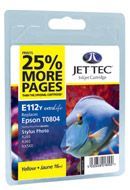 Jet Tec Druckerpatrone E112Y verwendbar in R265, R360, RX560 yellow