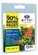 Jet Tec Druckerpatrone E111Y (ersetzt T0714) yellow