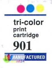 Etiketten HP 901 Color kompatibel - 100 st.