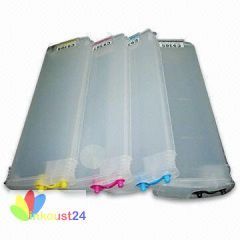 Refill System ersetzt HP 10 + 11 (4 Patronen, Auto Reset Chip)