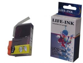 Life-Ink Druckerpatrone LIC521MA (ersetzt CLI-521MA) für Canon®...