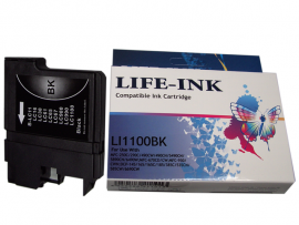 Life-Ink Druckerpatrone LI1100BK (ersetzt LC-1100BK, LC-980BK) f&uuml;r...