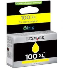 Lexmark Nr.100 XL Druckerpatrone 14N1071E yellow